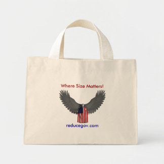 Bolsa Tote Mini Tote Bag em branco, Onde Tamanho Importa!