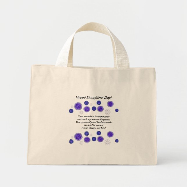 BOLSA TOTE MINI TOTE BAG PARA FILHAS (Frente)