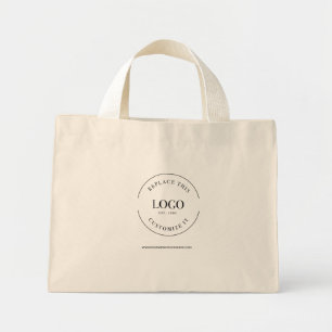 Bolsa Tote Mini Troca personalizada de logotipos simples da empres