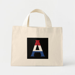 Bolsa Tote Mini Um Monograma sobreposto no Sinalizador NLD no tcnt