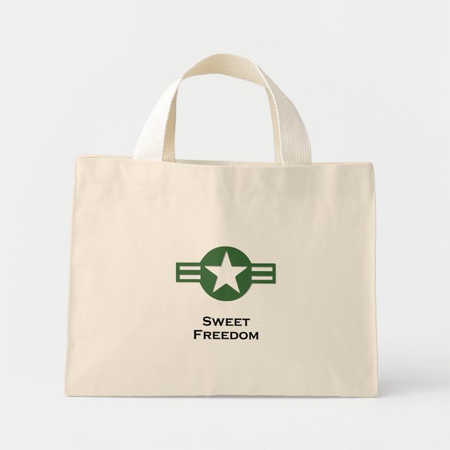 Bolsa Tote Mini USA Sweet Freedom Green (Frente)