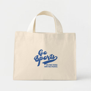 Bolsa Tote Mini Vá Esportes Faça A Coisa Ganhe Os Pontos