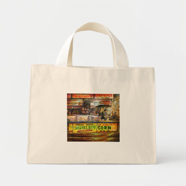 Bolsa Tote Mini Você não pode competir com isso (Frente)