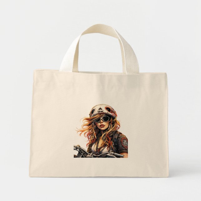 Bolsa Tote Mini “Where the Road Ends, I Begin” Tote Bag (Frente)
