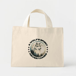 Bolsa Tote Mini Wolf Tote Bag