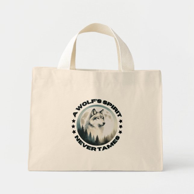 Bolsa Tote Mini Wolf Tote Bag (Frente)