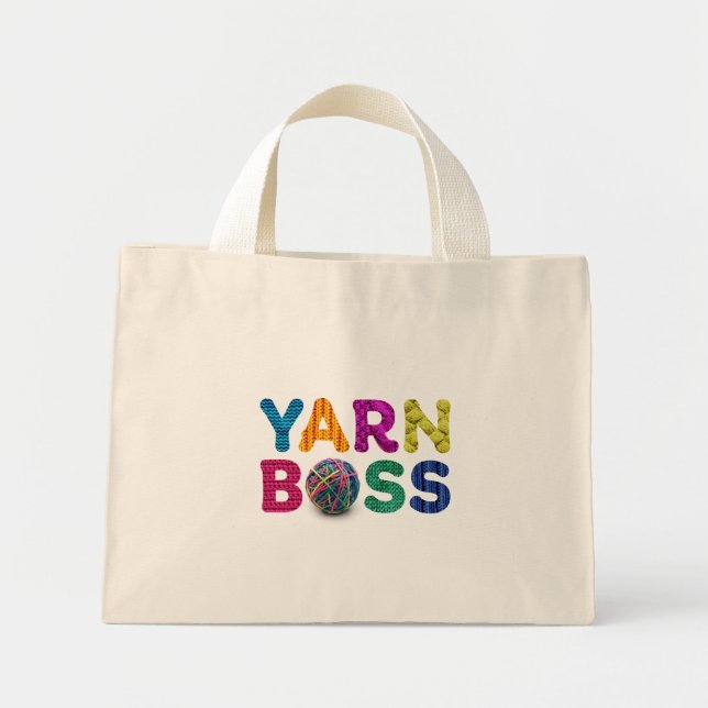 Bolsa Tote Mini Yarn Boss (Frente)