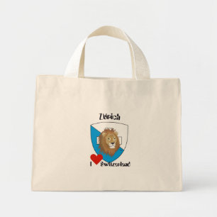 Bolsa Tote Mini Zurique Suíça Suisse Svizzera saco