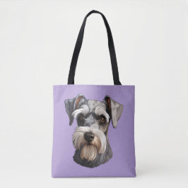 Bolsa Tote Miniatura Schnauzer