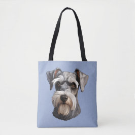 Bolsa Tote Miniatura Schnauzer