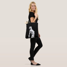 Bolsa Tote Minimalist Female Android Aesthetic Art - Bold Fut