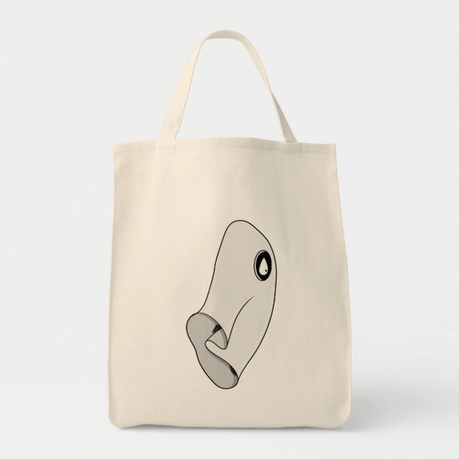 Bolsa Tote Minimalist Ghost (Frente)