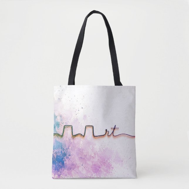 Bolsa Tote Minimalist RT Design | Inhalotherapy Inspired (Frente)