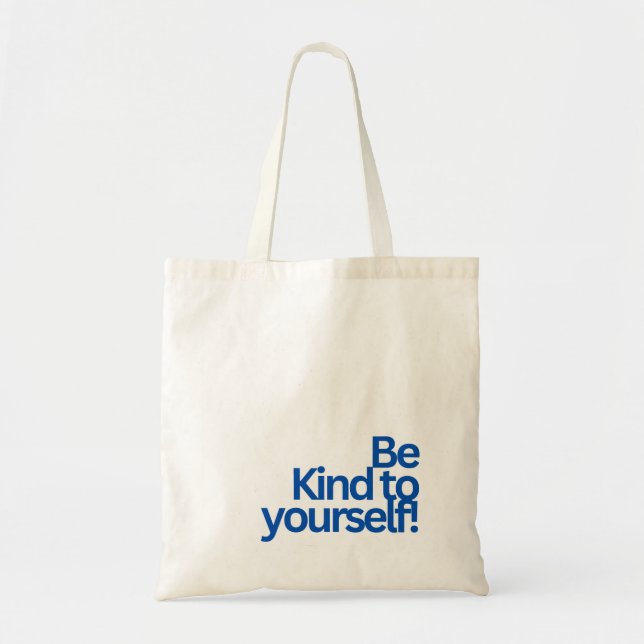 BOLSA TOTE MINIMALIST TYPOGRAPHY QUOTE TOTE BAG (Frente)