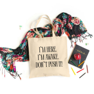 Bolsa Tote Minimalista Divertida