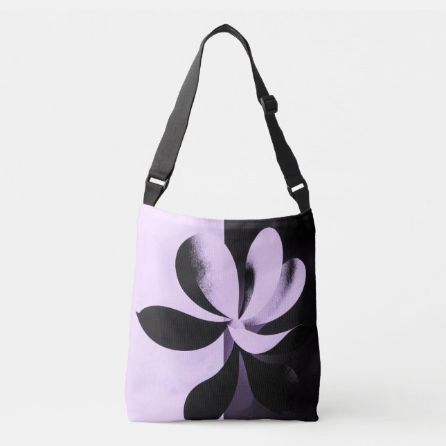 Bolsa Tote Minimalista Floral Abstrata (Frente)