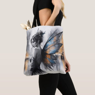 Bolsa Tote Mínimo de mortalha de asa graciosa