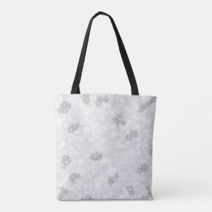 Bolsa Tote Mínimo de texto do logotipo de abstrato de cor ver