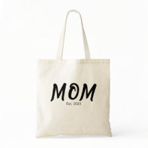 Mínimo Elegante Ousado Data Personalizada Mãe