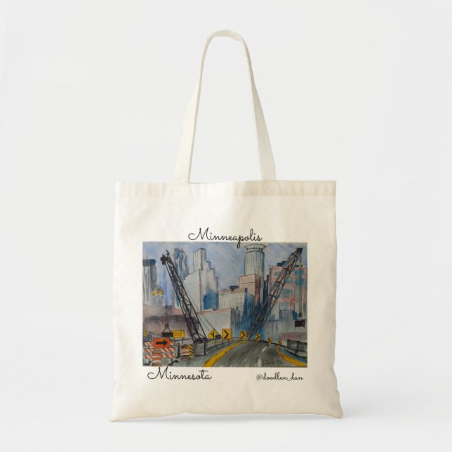 Bolsa Tote Minneapolis Minnesota (Frente)