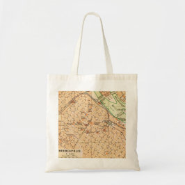 Bolsa Tote Minneapolis Vintage Map Tote Bag