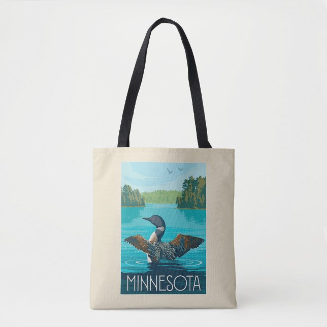 Bolsa Tote Minnesota | Loon (Frente)