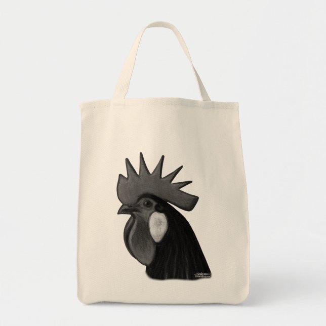 Bolsa Tote Minorca Rooster Head (Frente)