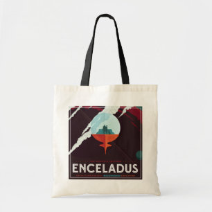 Bolsa Tote Missão De Poster-Cassini Do Espaço Retroativo A Sa