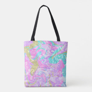 Bolsa Tote Mistura de cores de baunilha líquida