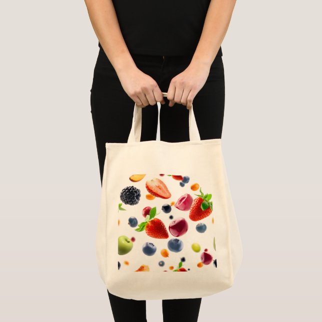 Bolsa Tote Mistura de Frutas (Frente (produto))