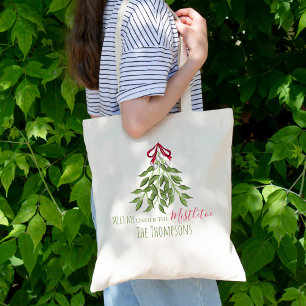 Bolsa Tote Mistura de inverno Cura Verde de inverno Simples