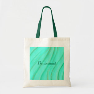 Bolsa Tote Misturas verdes e douradas, sacos para toques de B