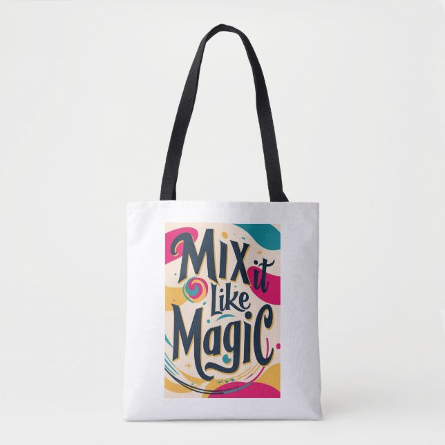 Bolsa Tote Misture como Magia opção 2 (Frente)