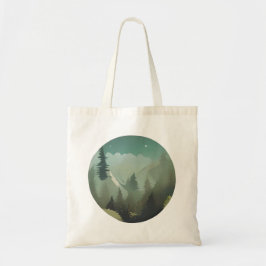 Bolsa Tote Misty Mountain Valley: Uma Silenciosa Fuga
