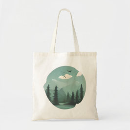 Bolsa Tote Misty River Valley: Uma Viagem Através da Natureza