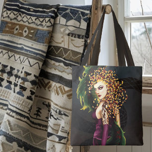 Bolsa Tote Mitológica Medusa Mitologia Grega Cobra Górgone