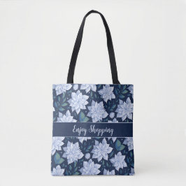 Bolsa Tote Mitternachtsblüte -
