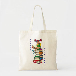 Bolsa Tote Miúdo bonito e de bolsa/livro do leitor saco