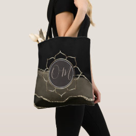 Bolsa Tote Mocha Agate Glittery OM