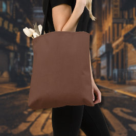 Bolsa Tote Mocha Brown Solid Color | Clássico | Elegante