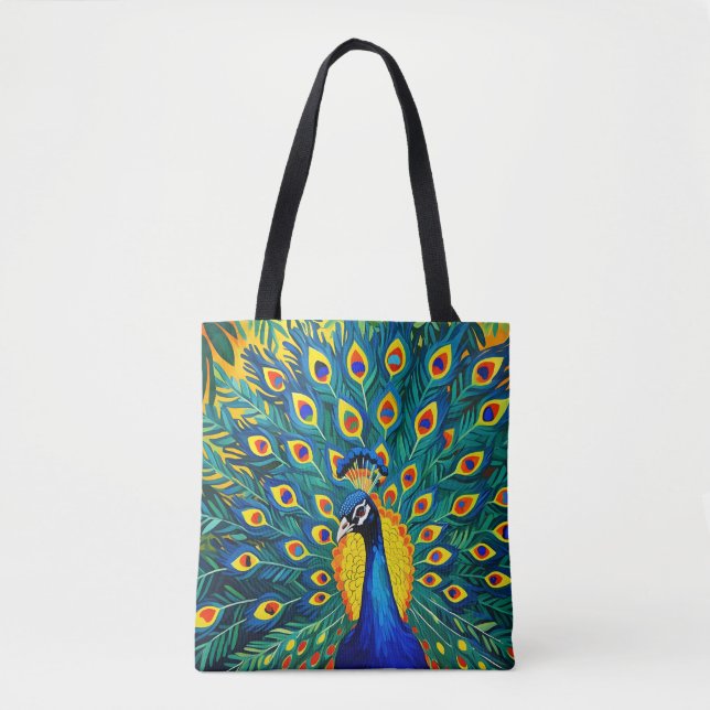 Bolsa Tote Mod Pavão (Frente)