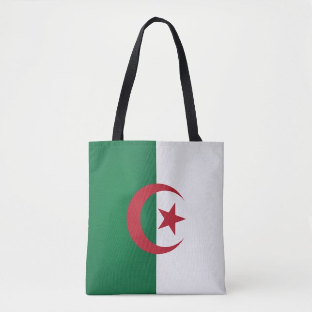 Bolsa Tote Moda da bandeira da Argélia fixe (Frente)