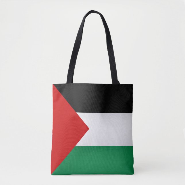 Bolsa Tote Moda da Bandeira da Palestina Legal (Frente)