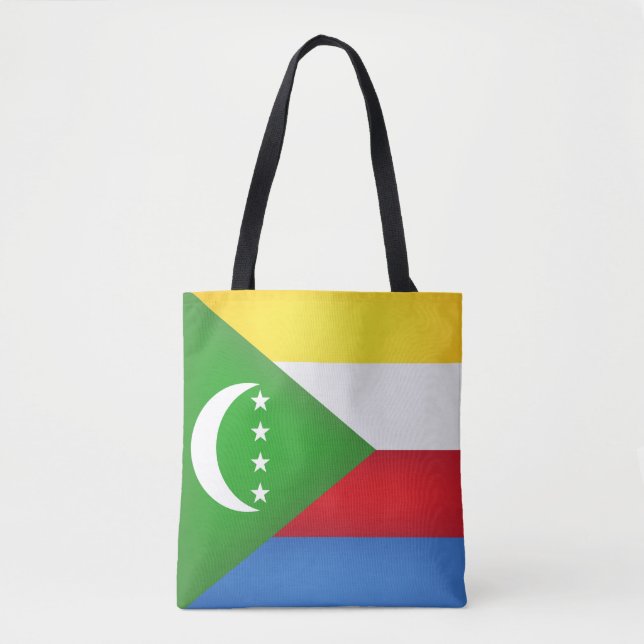 Bolsa Tote Moda da Bandeira das Comores legal (Frente)
