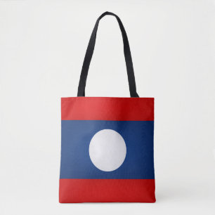 Bolsa Tote Moda da Bandeira Legal do Laos