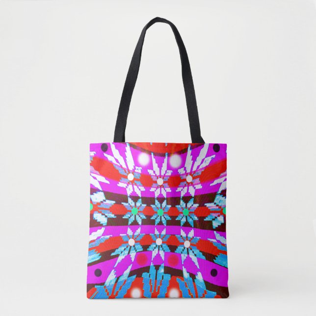 Bolsa Tote Moda das estrelas de Natal (Frente)
