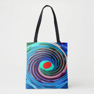 Bolsa Tote Moda de arte de hot spot vermelha