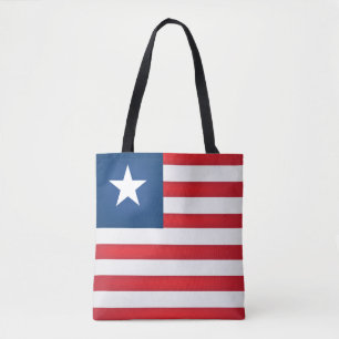 Bolsa Tote Moda de Bandeira da Libéria Legal