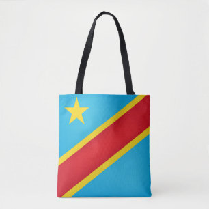 Bolsa Tote Moda De Bandeira Da República Democrática Legal