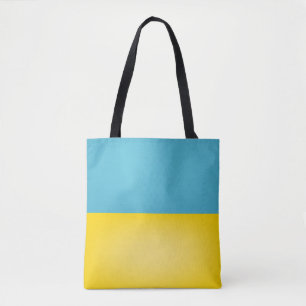 Bolsa Tote Moda de Bandeira da Ucrânia Legal